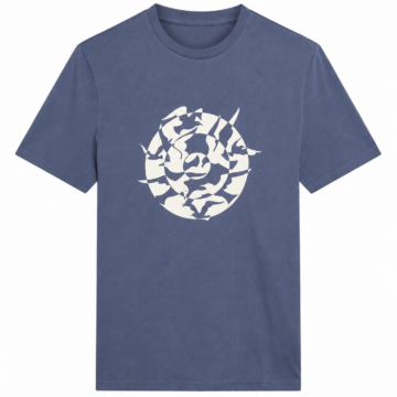 Blue Bird Graphic Short Sleeve T-Shirt