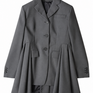 Classic Camel Double-Breasted Wool Coat