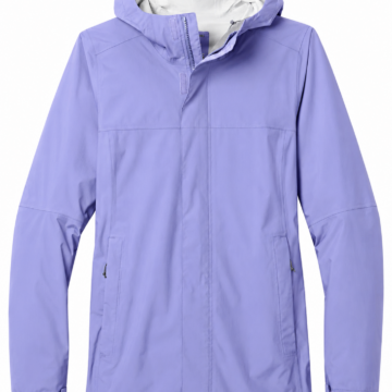 Lavender Hooded Rain Jacket